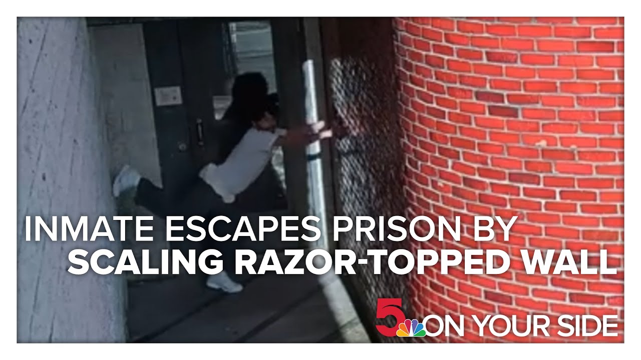 Video shows murderer escape from Pennsylvania prison by climbing between 2  walls