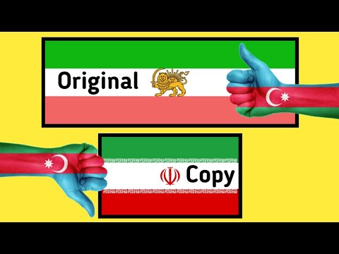 Farslar Qacar türklərinin bayrağını kopyalayıblar