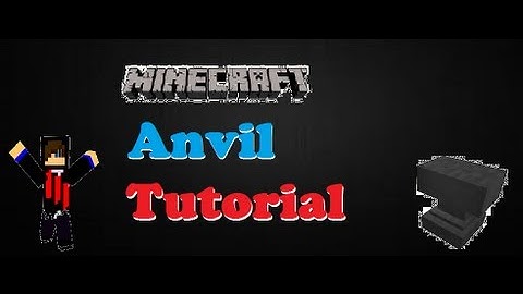 Minecraft Tutorial:How To Build A Giant Anvil