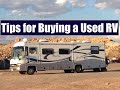 10 Tips for buying a used MotorHome/RV