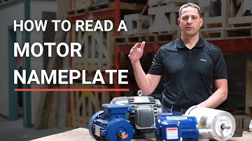 How to Read a NEMA Motor Nameplate