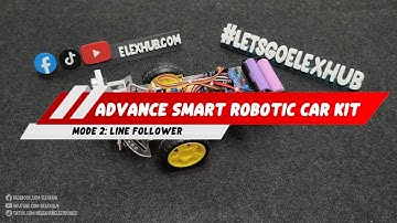 Advanced Smart Robotic Car Kit | Line Following with Wiring, Code & Testing