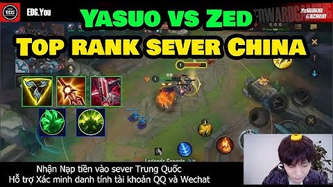 Yasuo Tốc chiến | Build mới cho Yasuo đang được sử dụng tại các Giải Đấu ở China sẽ có sức mạnh ntn