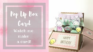 Lawn Fawn Pop Up Box Card Tutorial | Lawn Fawn, MFT Somebunny!