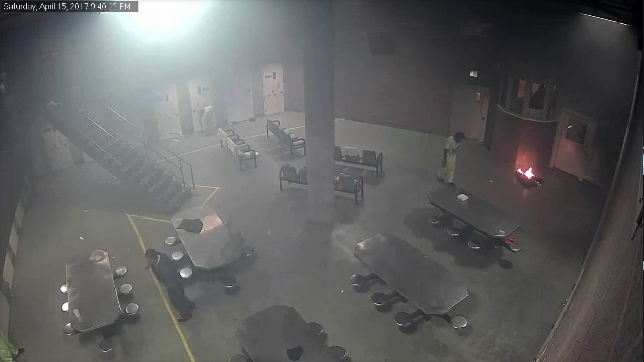 Cook County Jail Div. 9 Fire 04-15-2017