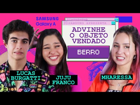 Curvex? Álcool em gel? JUJU FRANCO, MHARESSA e LUCAS BURGATTI adivinham OBJETOS VENDADOS