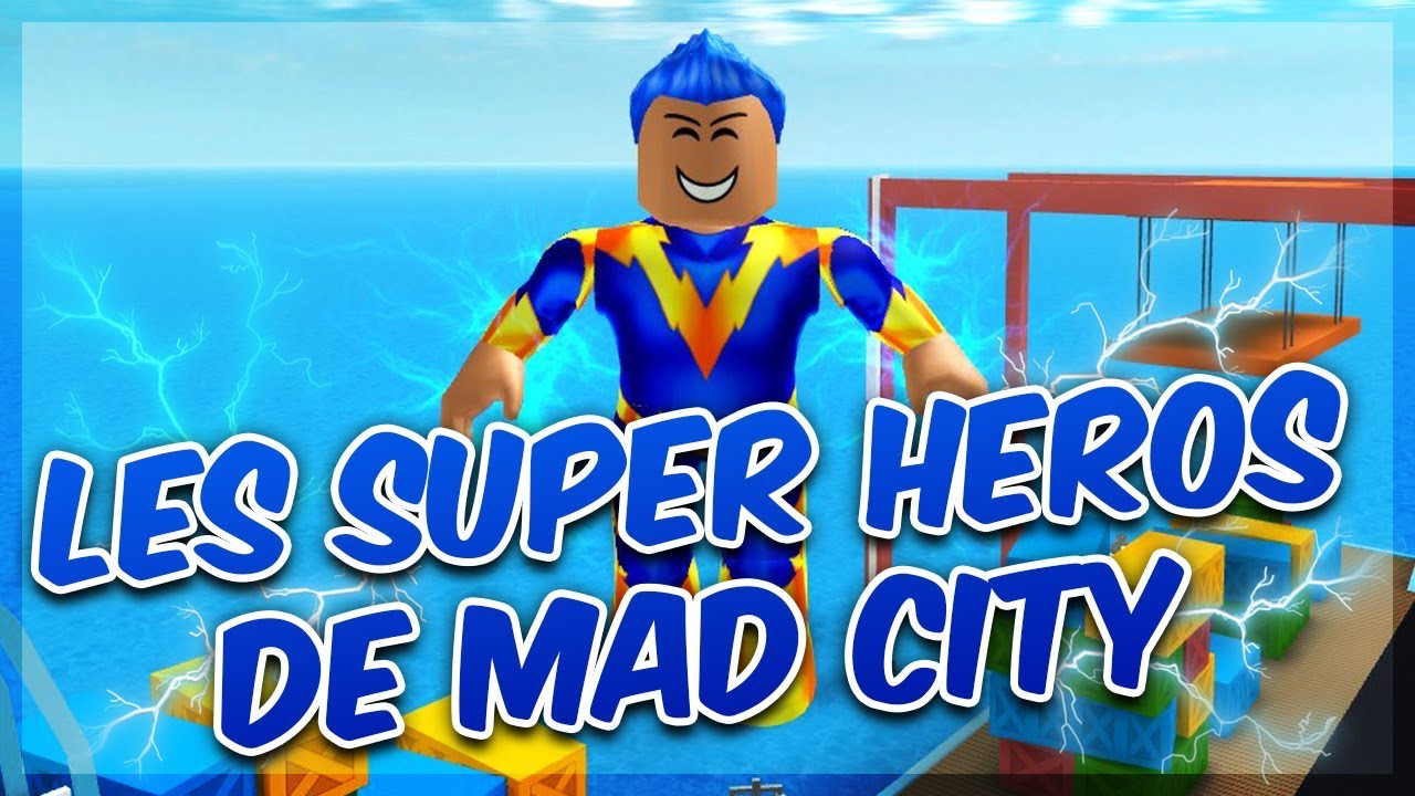 Les Super Heros De Mad City Roblox Youtube - boutique coloriage roblox furious jumper