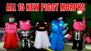 UPDATE - How To Find ALL 15 NEW PIGGY MORPHS  - ROBLOX