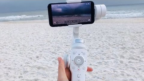 Zhiyun Smooth 4 3-Axis Handheld Gimbal Stabilizer - Beach Footage