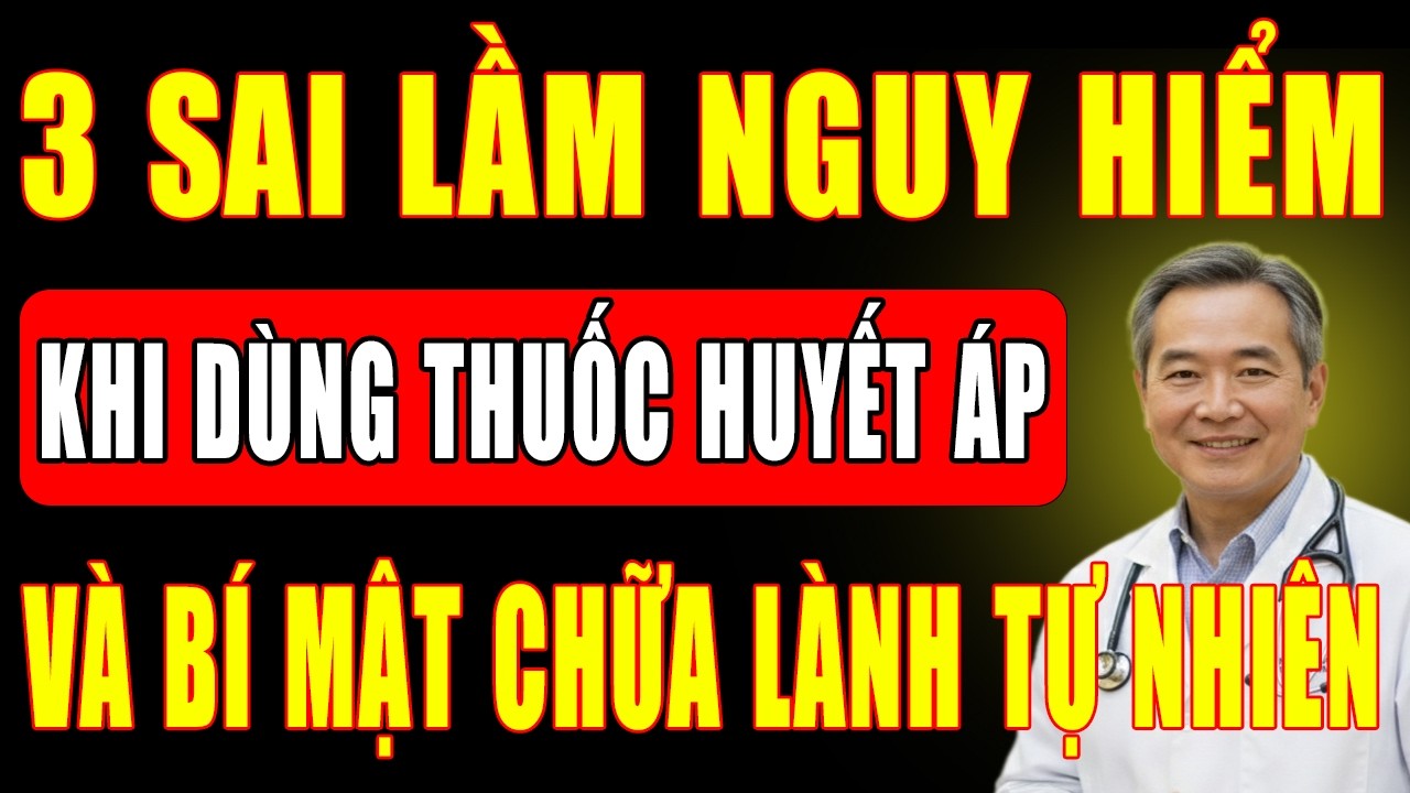 3 Sai Lầm Nguy Hiểm Khi Sử Dụng Thuốc Huyết Áp Và 3 Bí Mật Chữa Lành, Kiểm Soát Huyết Áp Tự Nhiên