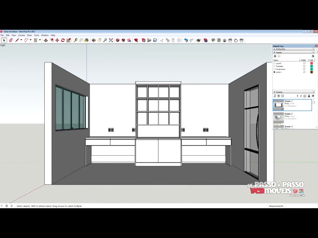 Salão de Beleza em 3D - Sketchup e Lumion (Simples e Elegante