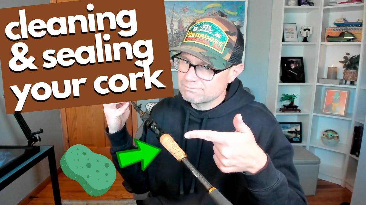 SIMPLE cork maintenance! Clean & seal your fishing rod handles