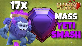 Th13 Mass Yetis Legend Attack Strategy | Legend Trophy Pushing Strategy