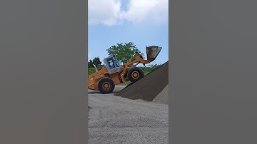crazy loader climbs mountain  #shorts #mountains