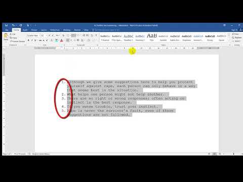 COMPUTER PRACTICE N4: TOPIC 2- SO:6 LO:6 2 Bullets, Numbering and Indentation
