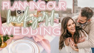 PLANNING OUR BACKYARD WEDDING -- Decor, Food, Outfits, & More! | Sarah Brithinee
