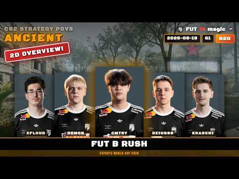 FUT B Rush vs magic - Ancient - Esports World Cup 2026