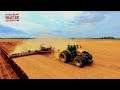 10 mph Corn Planting Challenger Tractor WHITE 9800VE Part 2