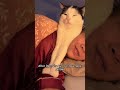 Cat Finds Comfy Spot On Her Owner's Neck