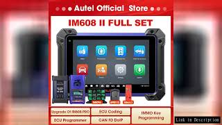 Autel IM608 II Pro MaxiIM 608 Full Key Programmer OBD2 Scanner IM608II Car Diagnostic Tool IMMO Key