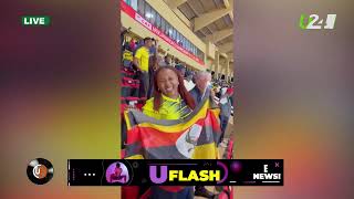 U FLASH shows how Uganda Crane win the game and how people congratulated it   #entertainment
