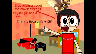 Evil Poison Frog Plays Bowser Fart GIF Game