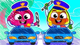 Police Officer Song 🚓👮‍♀️ Job and Career Songs for Children 🤩 Kids Songs by VocaVoca Friends 🥑