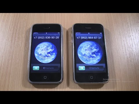 iPhone 2G vs iPhone 3G  incoming call in 2021