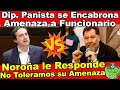 Dip. Noroña Para en seco a Panista! Que Amenazo a Funcionario de la CFE. que Arremetio VS IRBERDROLA