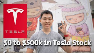 From $0 to $500k in TESLA Stock in 1 Year!