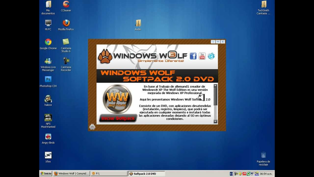 Descargar windows wolf cd 2.0 softpack 2.0