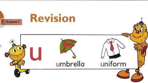 unit4  lesson 1 uU umbrella  uniform صف الاول الابتدائي منهج العراق انكليزي