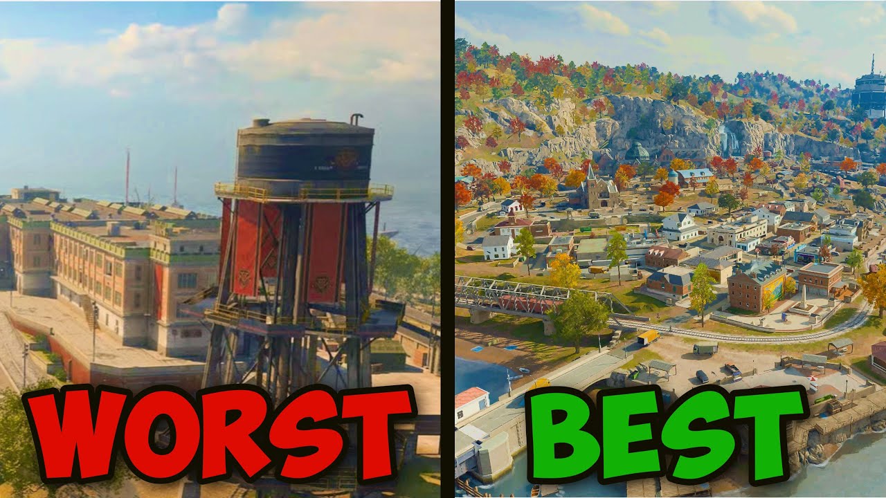 Every WARZONE Map Ranked from Worst To Best