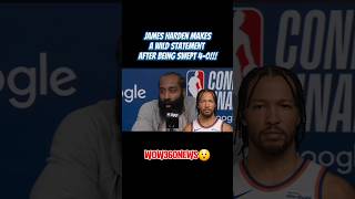 James Harden SLAMMED For His Post-Game Comments😯 #jamesharden #jalenbrunson #wow360news #shorts