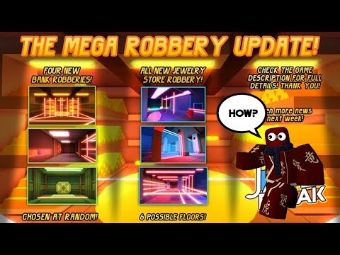 Roblox Jailbreak How To Rob The New Robbery Banks New Update