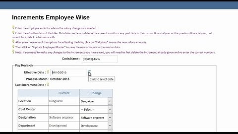 Managing Salary Increments and Calculation of Increment Arrears in QuickBooks Payroll