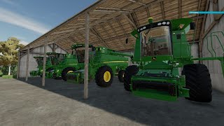 Farming Simulator 2022✅1️⃣9️⃣6️⃣_АГФ_АгроУрожай🌻🇺🇦_Другий день Уборки сої.Працює вся техніка