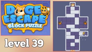 doge escape block puzzle level 39 gameplay 