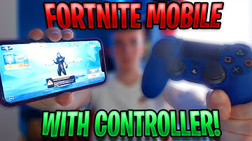 How to Play Fortnite iOS with a PS4 or Xbox Controller! (iOS 13 Download)