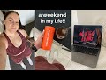 come hang with me for the weekend!! - finding motivation, Gymshark haul + girls nights 🥰