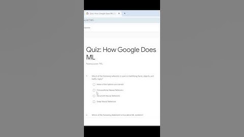Quiz: How Google Does ML #shorts #trending