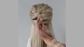 Quick & Easy Hairstyle - Twisted Pull Through Braid by Cat Hughes @cathughesxo
