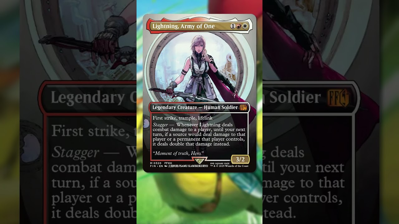 Молния, Армия Одного — ОТЛИЧНАЯ карта | Magic the Gathering | Final Fantasy | Спойлеры 