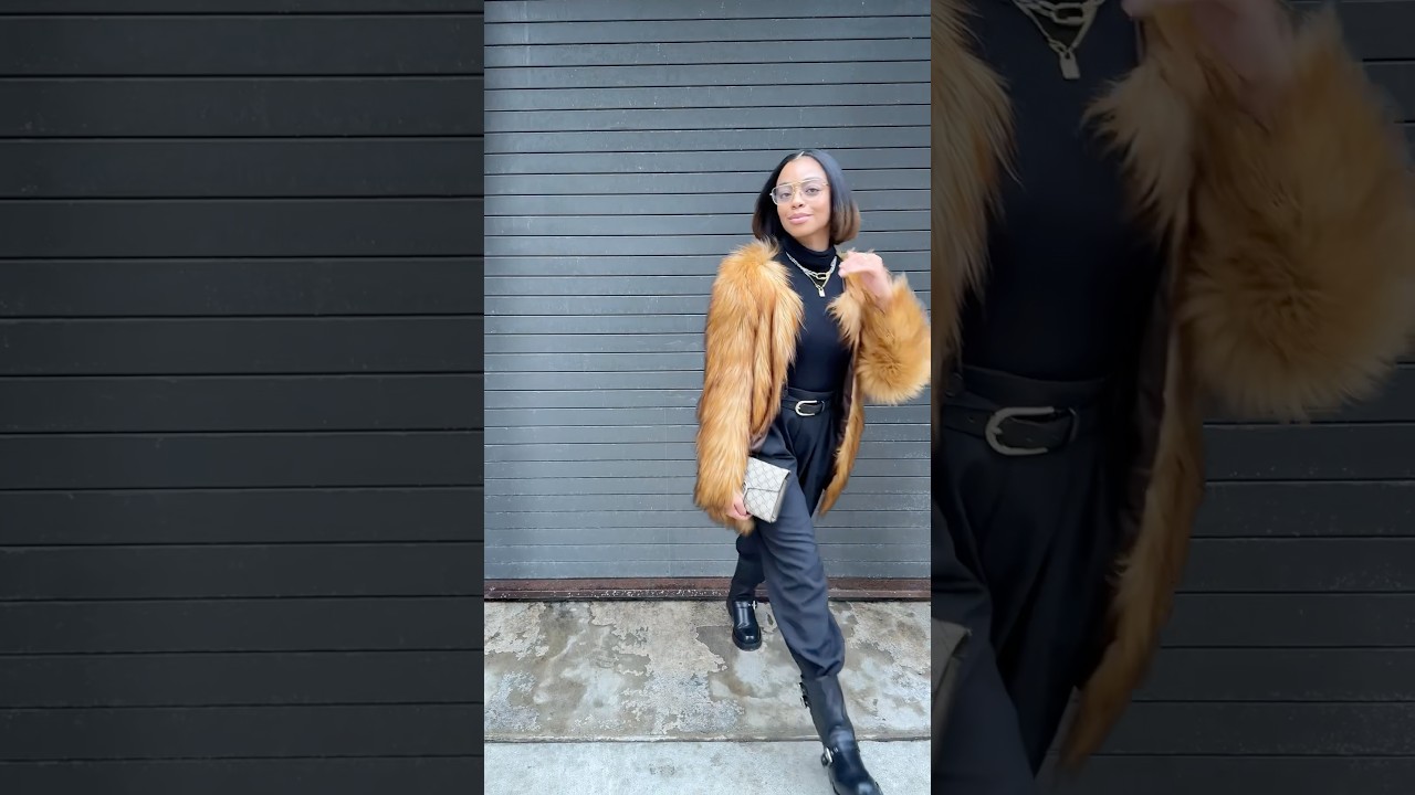 OOTD…the fur is the main character. 