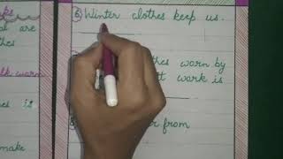 CLASS I MY CLOTHES ( WORKSHEET)