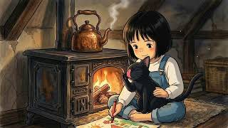 Safe from the Storm 🌧️ Studio Ghibli Inspired Zombie Apocalypse Slow-Life screenshot 1