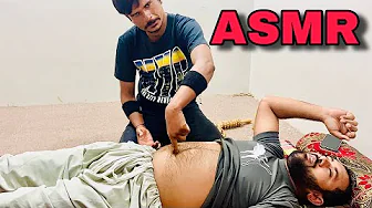 RELAXING ASMR FULL BODY MASSAGE FOR SLEEP : Belly Button or Foot Massage Ticklish