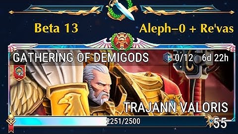 Trajann LRE, Beta 13, Aleph-0 + Re