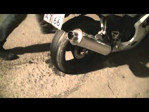 Burnout HONDA CBR 600 | Взрыв колеса!!!