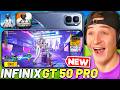 BEST 120 FPS PHONE FOR PUBG MOBILE INFINIX GT 50 PRO UNBOXING 